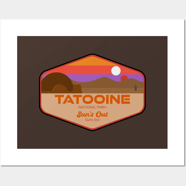 Tatooine Wall Art by WTFudge